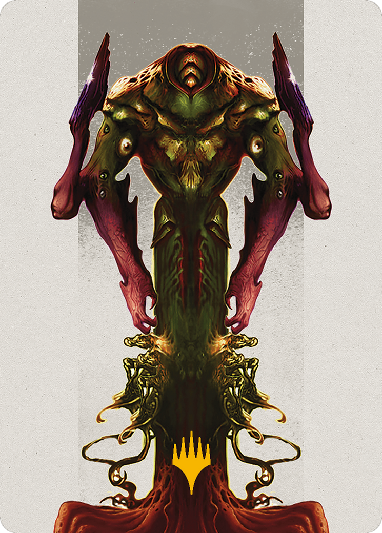 Kozilek, the Broken Reality Art Card (Gold-Stamped Planeswalker Symbol) [Modern Horizons 3 Art Series] | I Want That Stuff Brandon