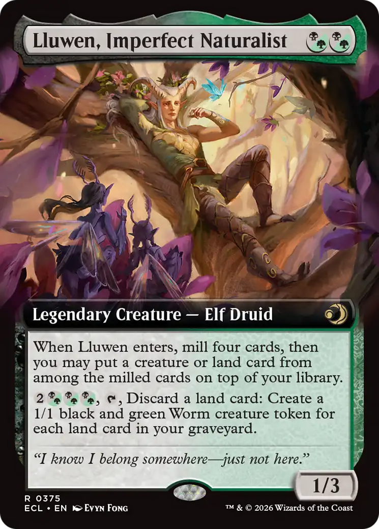 Lluwen, Imperfect Naturalist (Extended Art) [Lorwyn Eclipsed] | I Want That Stuff Brandon