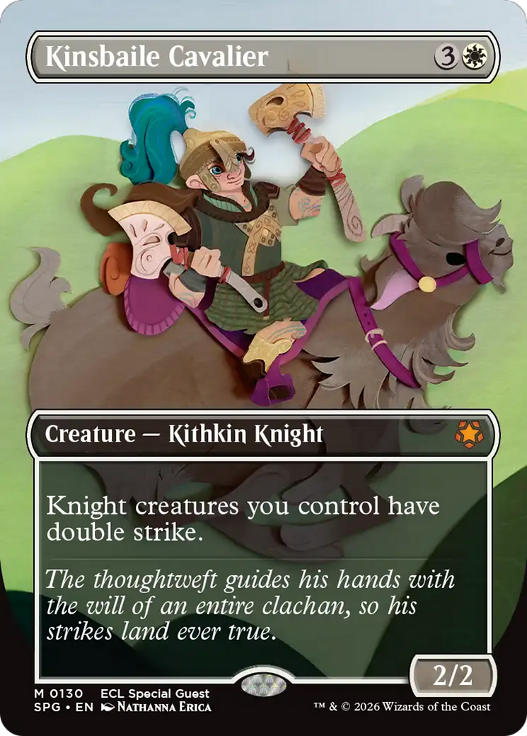 Kinsbaile Cavalier (Borderless) [Lorwyn Eclipsed Special Guests] | I Want That Stuff Brandon