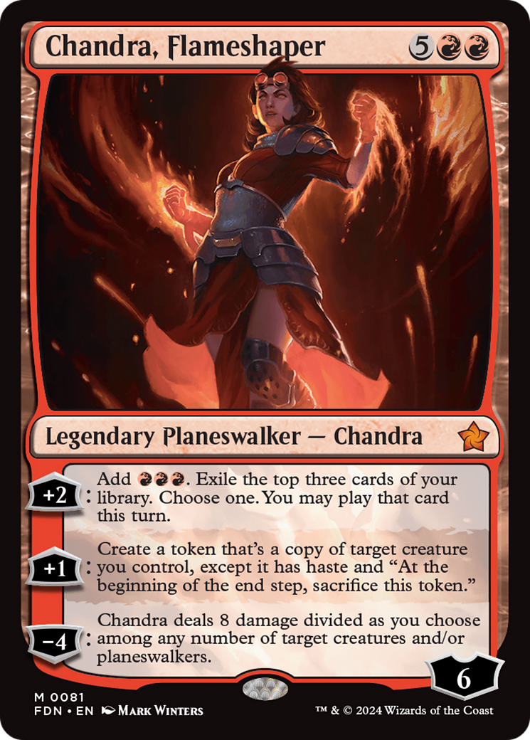 Chandra, Flameshaper [Foundations] | I Want That Stuff Brandon