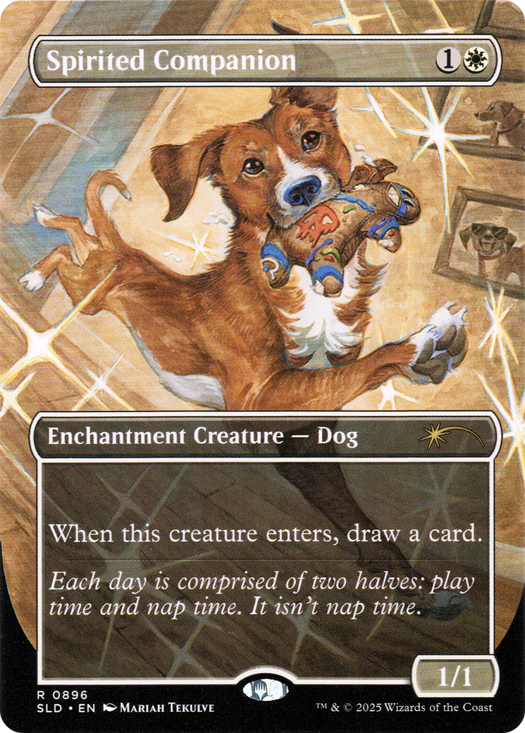 Spirited Companion (0896) (Rainbow Foil) [Secret Lair Drop Series] | I Want That Stuff Brandon