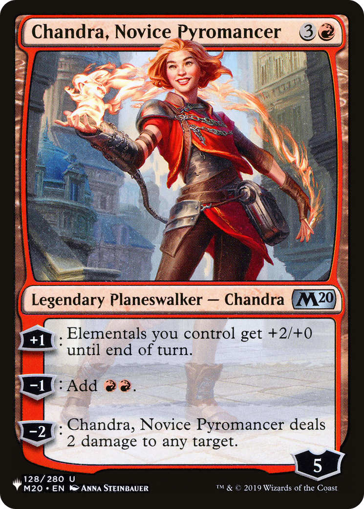 Chandra, Novice Pyromancer [The List] | I Want That Stuff Brandon