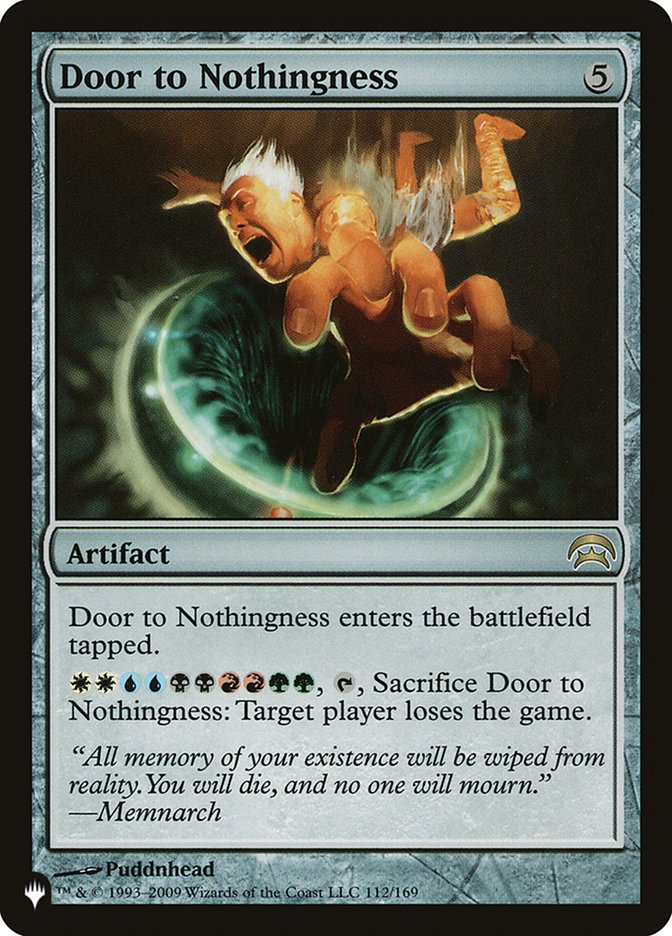 Door to Nothingness [The List] | I Want That Stuff Brandon