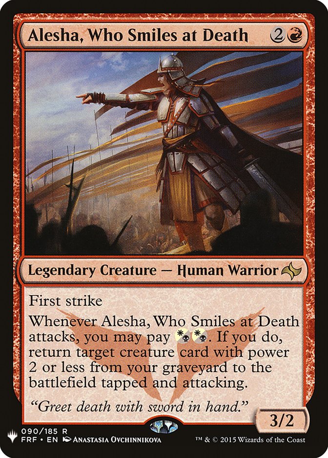 Alesha, Who Smiles at Death [Mystery Booster] | I Want That Stuff Brandon
