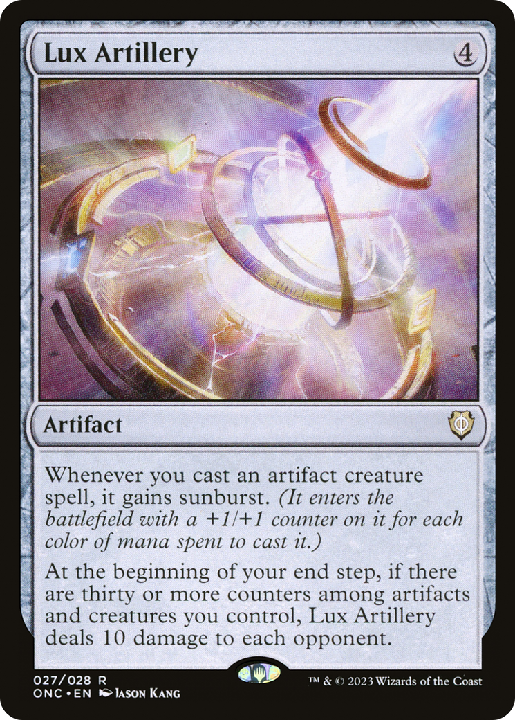 Lux Artillery [Phyrexia: All Will Be One Commander] | I Want That Stuff Brandon