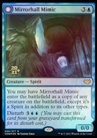 Mirrorhall Mimic // Ghastly Mimicry [Innistrad: Crimson Vow Prerelease Promos] | I Want That Stuff Brandon