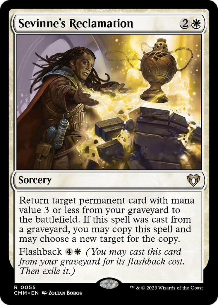 Sevinne's Reclamation [Commander Masters] | I Want That Stuff Brandon
