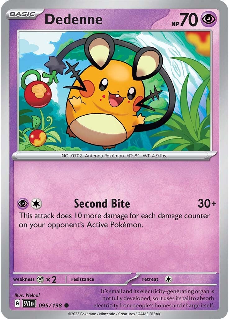 Dedenne (095/198) [Scarlet & Violet: Base Set] | I Want That Stuff Brandon