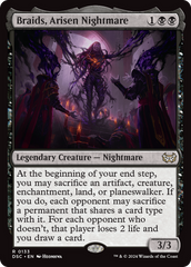 Braids, Arisen Nightmare [Duskmourn: House of Horror Commander] | I Want That Stuff Brandon