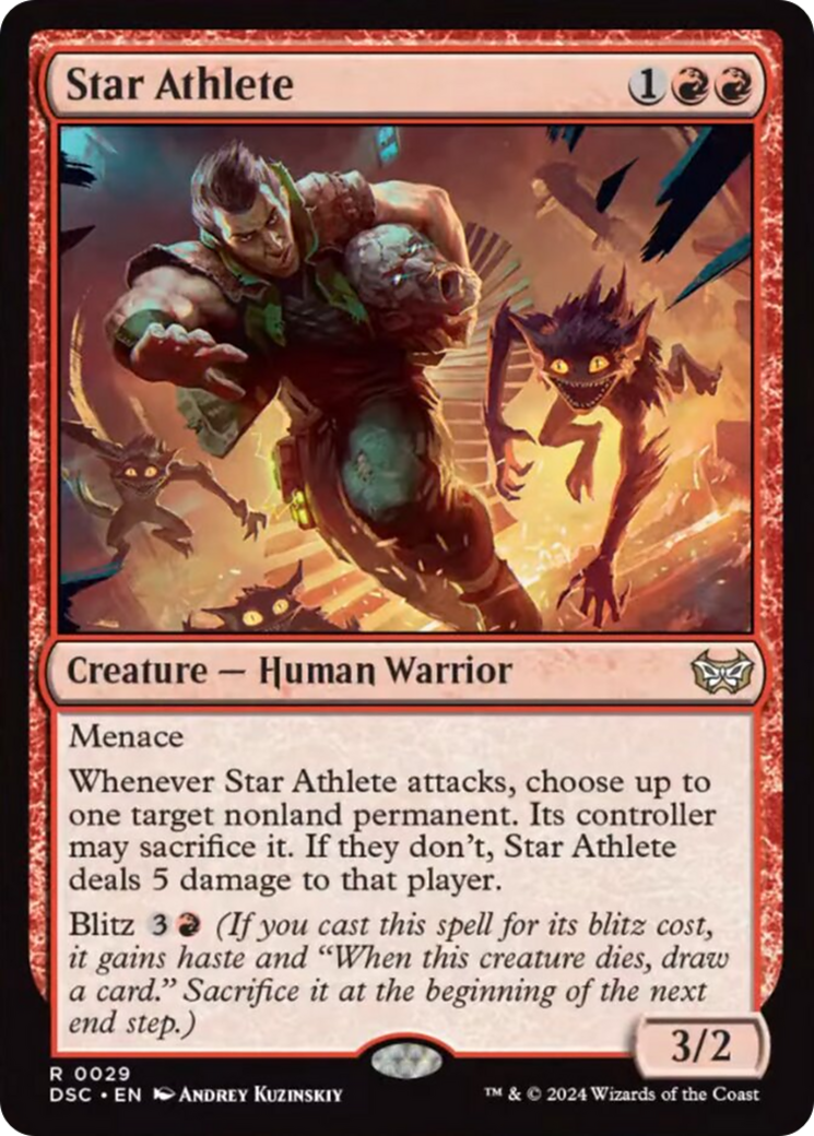 Star Athlete [Duskmourn: House of Horror Commander] | I Want That Stuff Brandon