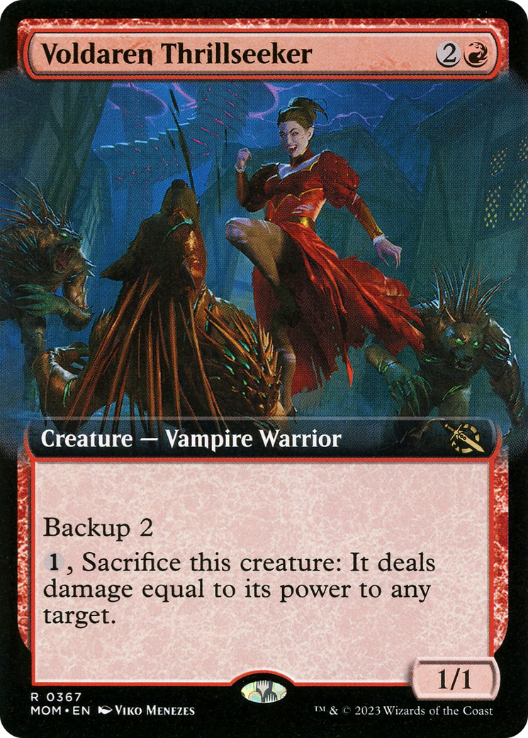 Voldaren Thrillseeker (Extended Art) [March of the Machine] | I Want That Stuff Brandon