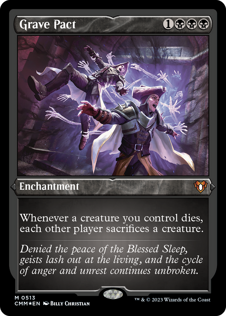 Grave Pact (Foil Etched) [Commander Masters] | I Want That Stuff Brandon