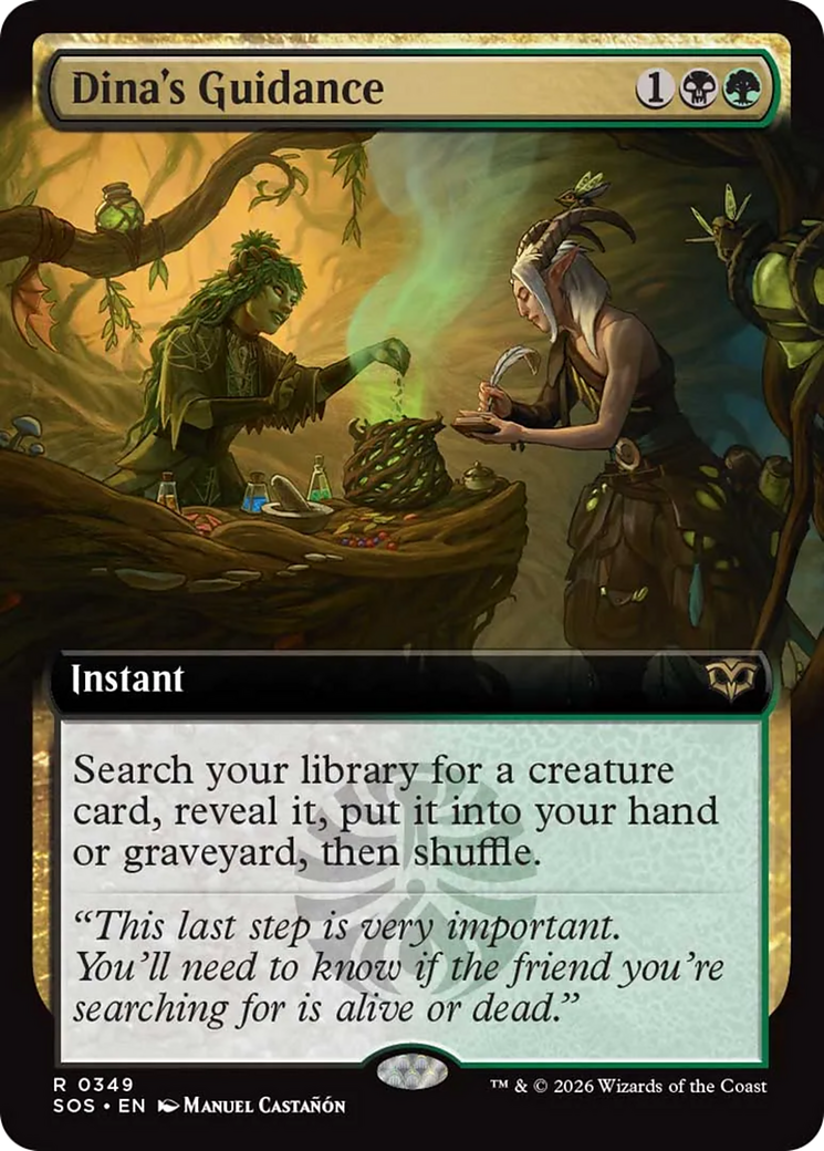 Dina's Guidance (Extended Art) [Secrets of Strixhaven] | I Want That Stuff Brandon