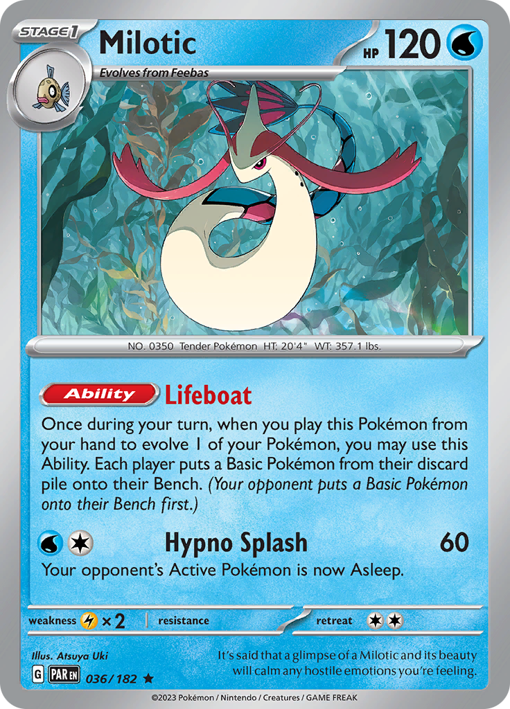 Milotic (036/182) [Scarlet & Violet: Paradox Rift] | I Want That Stuff Brandon