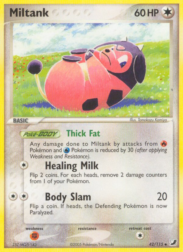 Miltank (42/115) [EX: Unseen Forces] | I Want That Stuff Brandon