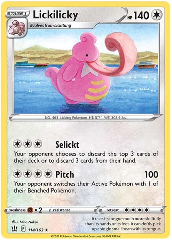 Lickilicky (114/163) [Sword & Shield: Battle Styles] | I Want That Stuff Brandon