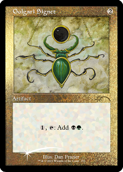 Golgari Signet (Retro) (Foil Etched) [Secret Lair Drop Series] | I Want That Stuff Brandon