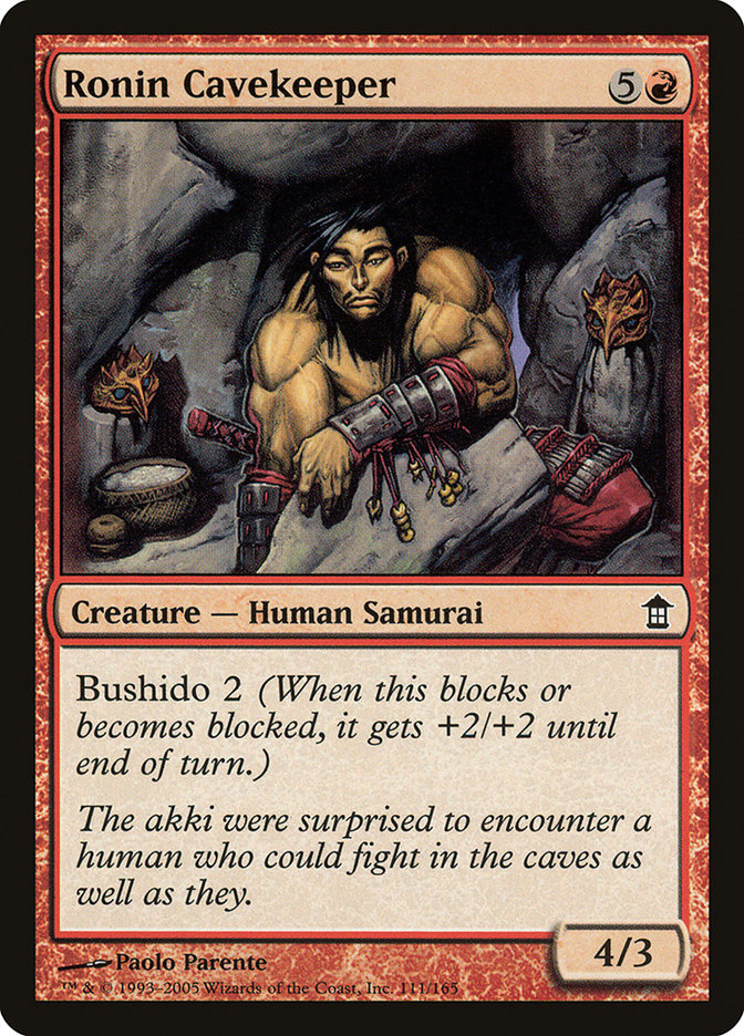 Ronin Cavekeeper [Saviors of Kamigawa] | I Want That Stuff Brandon