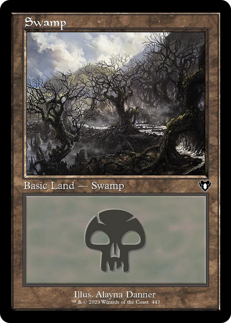 Swamp (443) (Retro) [Commander Masters] | I Want That Stuff Brandon