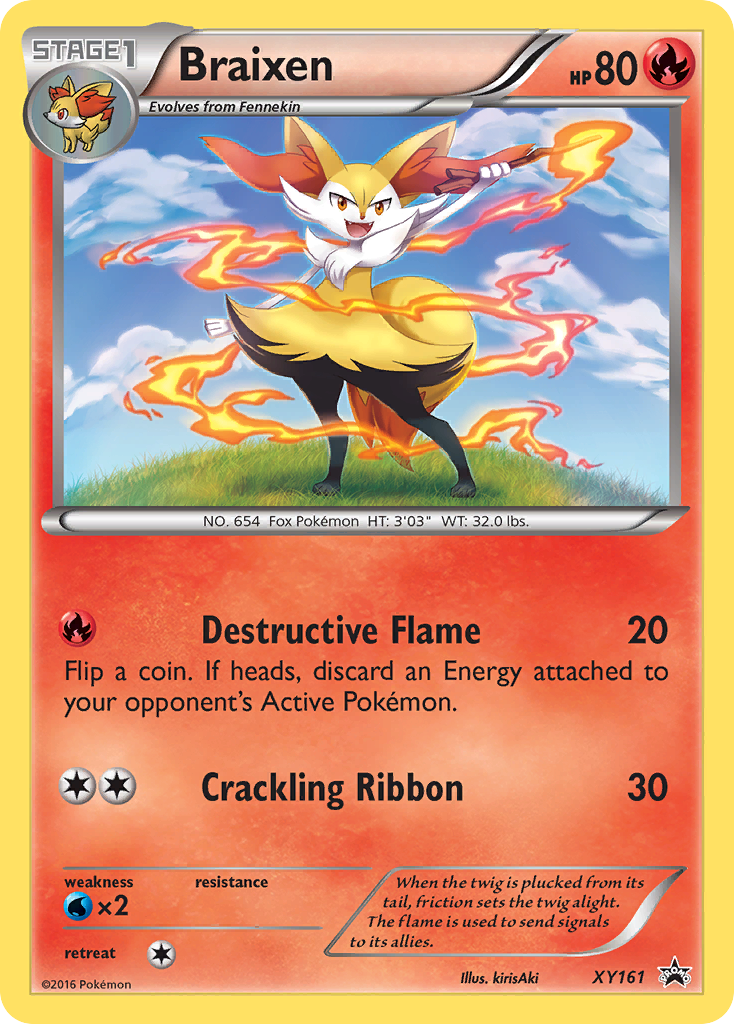 Braixen (XY161) [XY: Black Star Promos] | I Want That Stuff Brandon