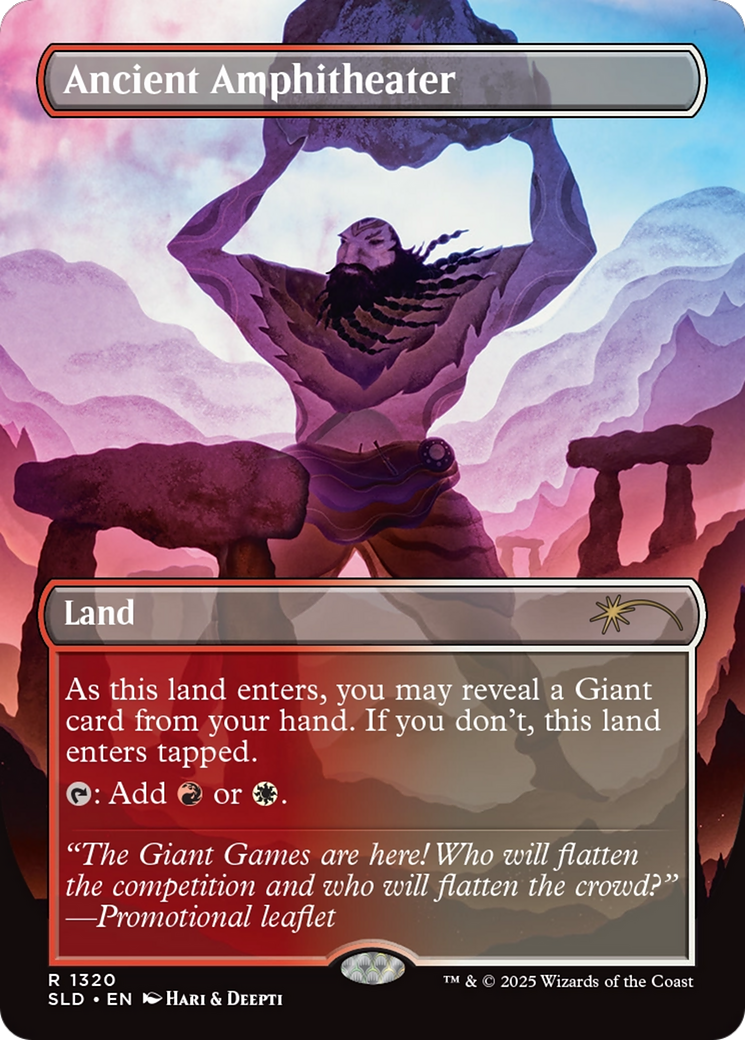 Ancient Amphitheater (Rainbow Foil) [Secret Lair Drop Series] | I Want That Stuff Brandon