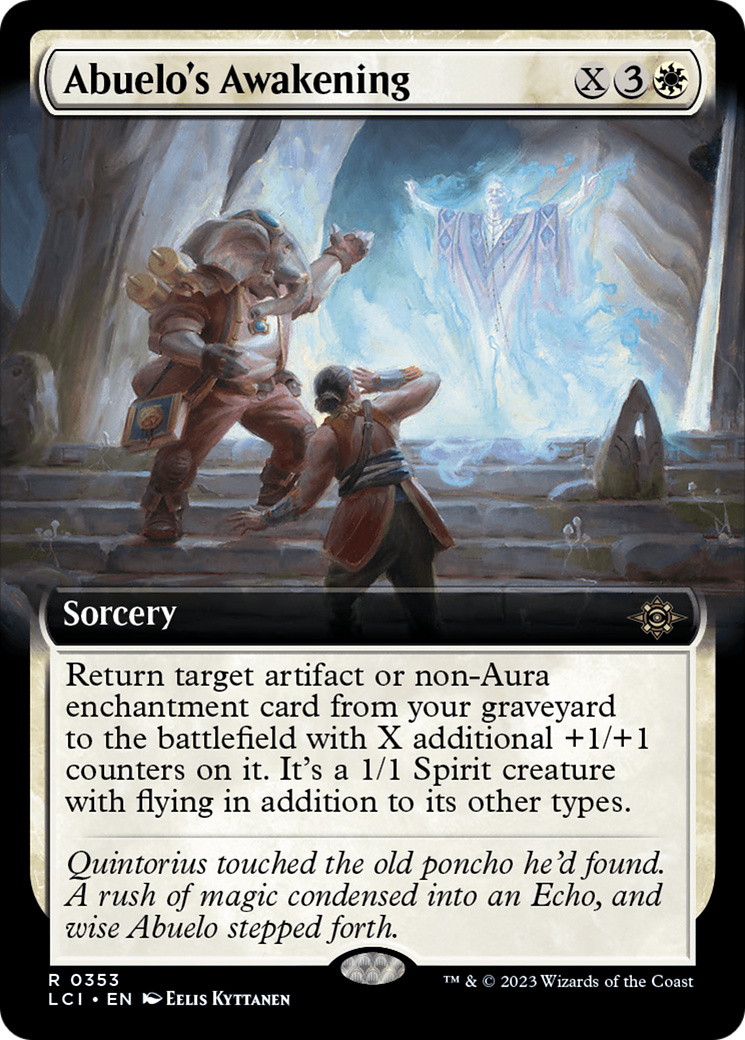 Abuelo's Awakening (Extended Art) [The Lost Caverns of Ixalan] | I Want That Stuff Brandon