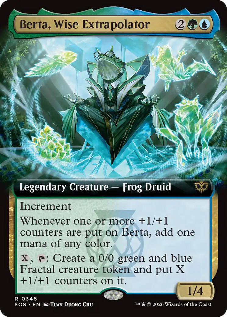 Berta, Wise Extrapolator (Extended Art) [Secrets of Strixhaven] | I Want That Stuff Brandon