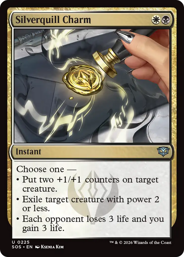 Silverquill Charm [Secrets of Strixhaven] | I Want That Stuff Brandon