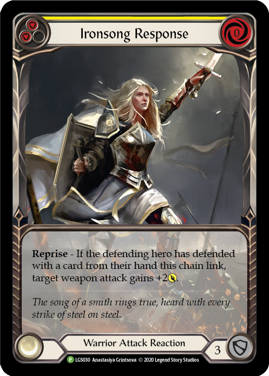 Ironsong Response (Yellow) [LGS030] (Promo) | I Want That Stuff Brandon