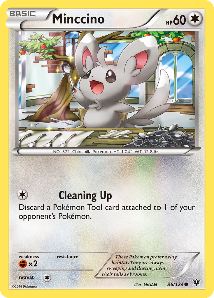 Minccino (86/124) [XY: Fates Collide] | I Want That Stuff Brandon