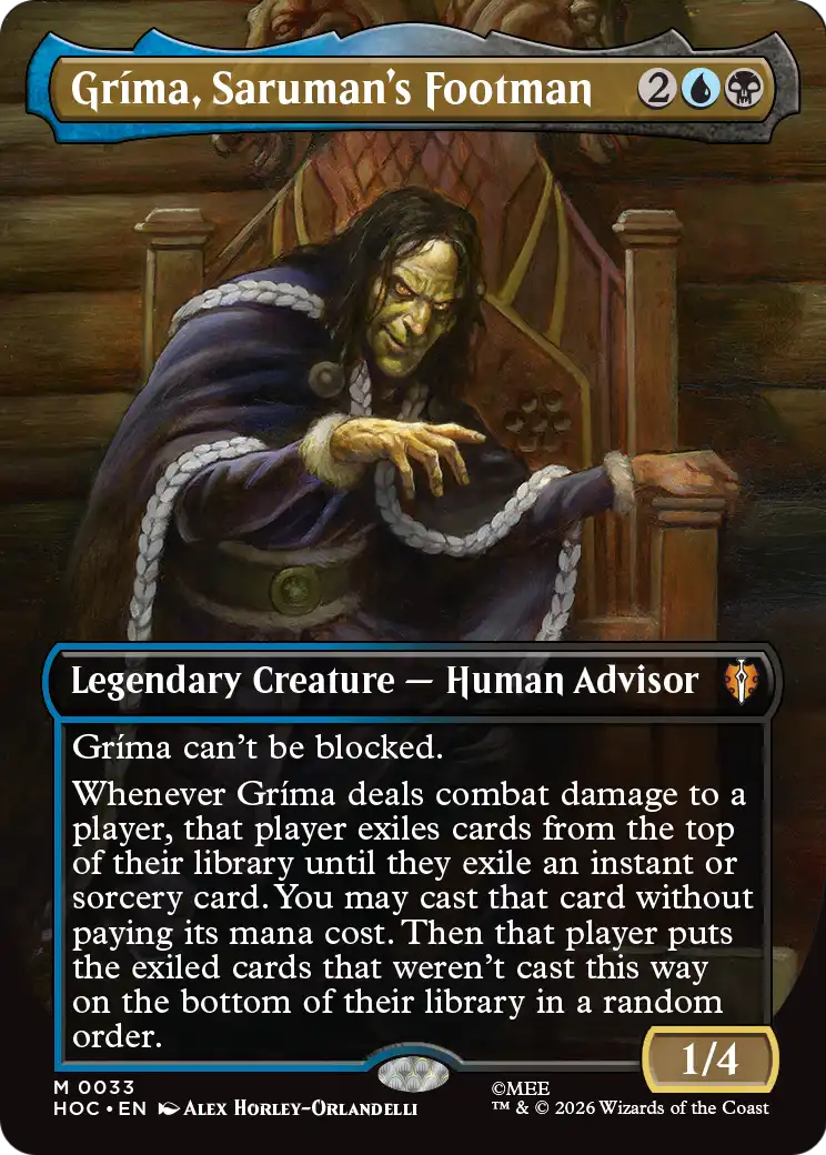 Grima, Saruman's Footman (Borderless) [The Hobbit: Eternal-Legal] | I Want That Stuff Brandon