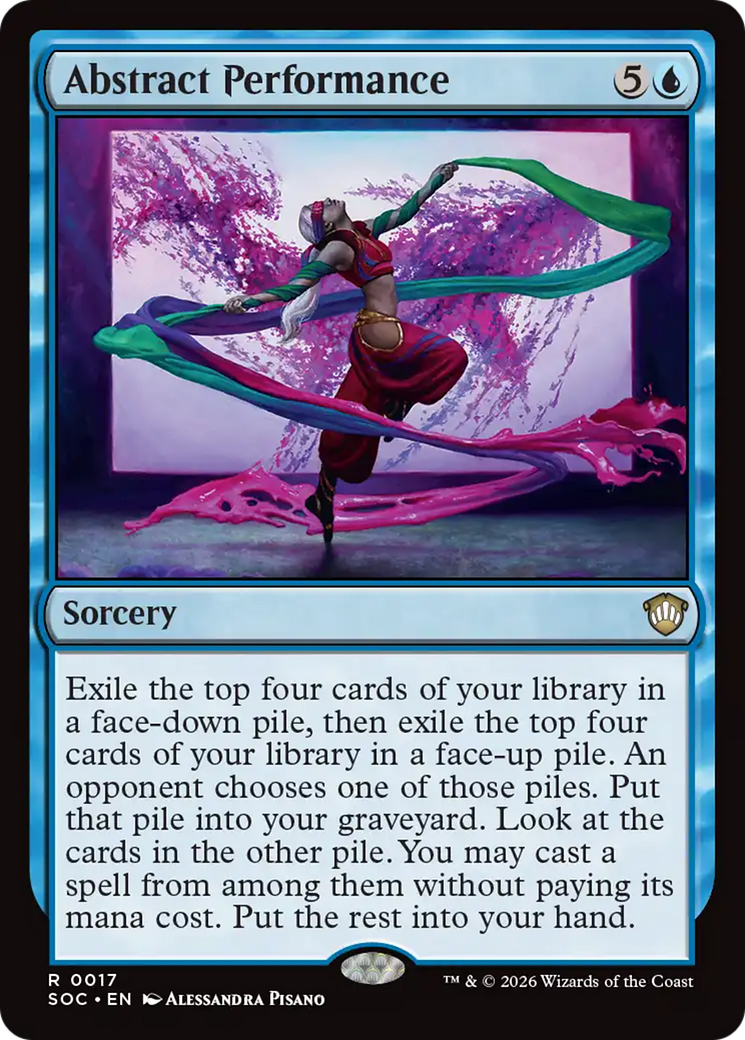 Abstract Performance [Secrets of Strixhaven Commander] | I Want That Stuff Brandon