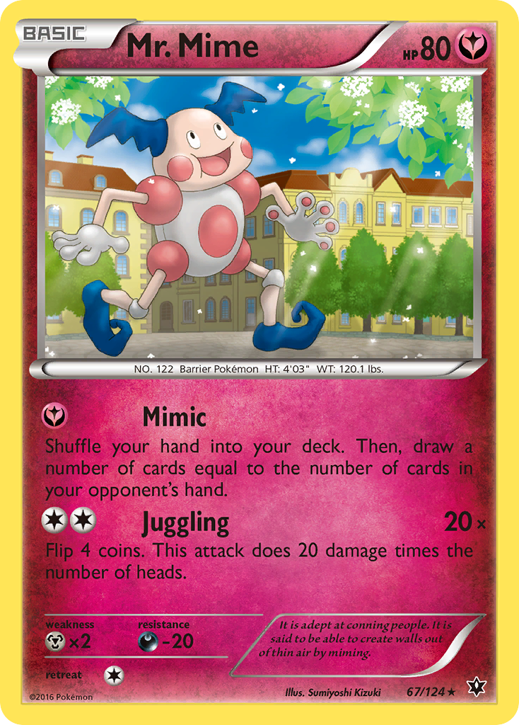 Mr. Mime (67/124) [XY: Fates Collide] | I Want That Stuff Brandon