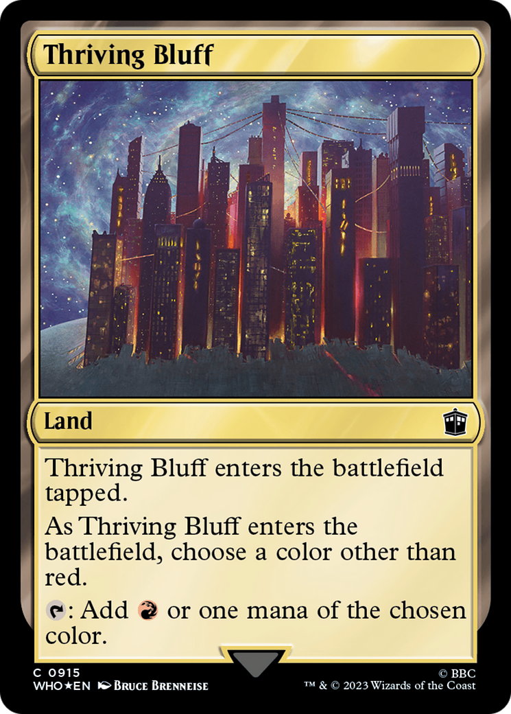 Thriving Bluff (Surge Foil) [Doctor Who] | I Want That Stuff Brandon