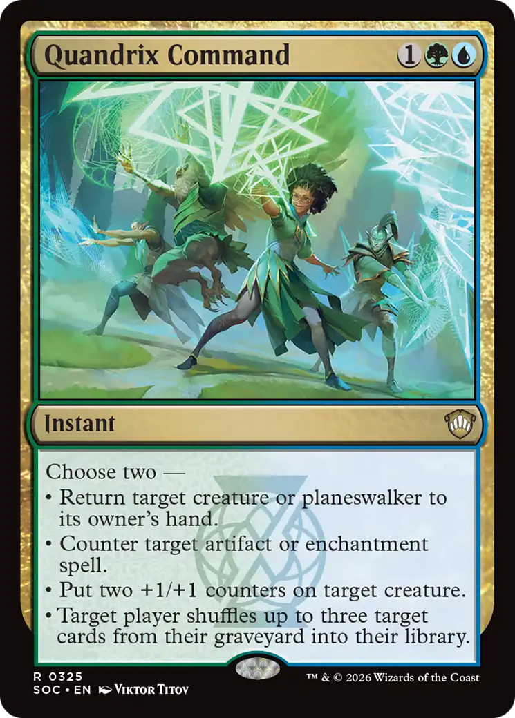 Quandrix Command [Secrets of Strixhaven Commander] | I Want That Stuff Brandon