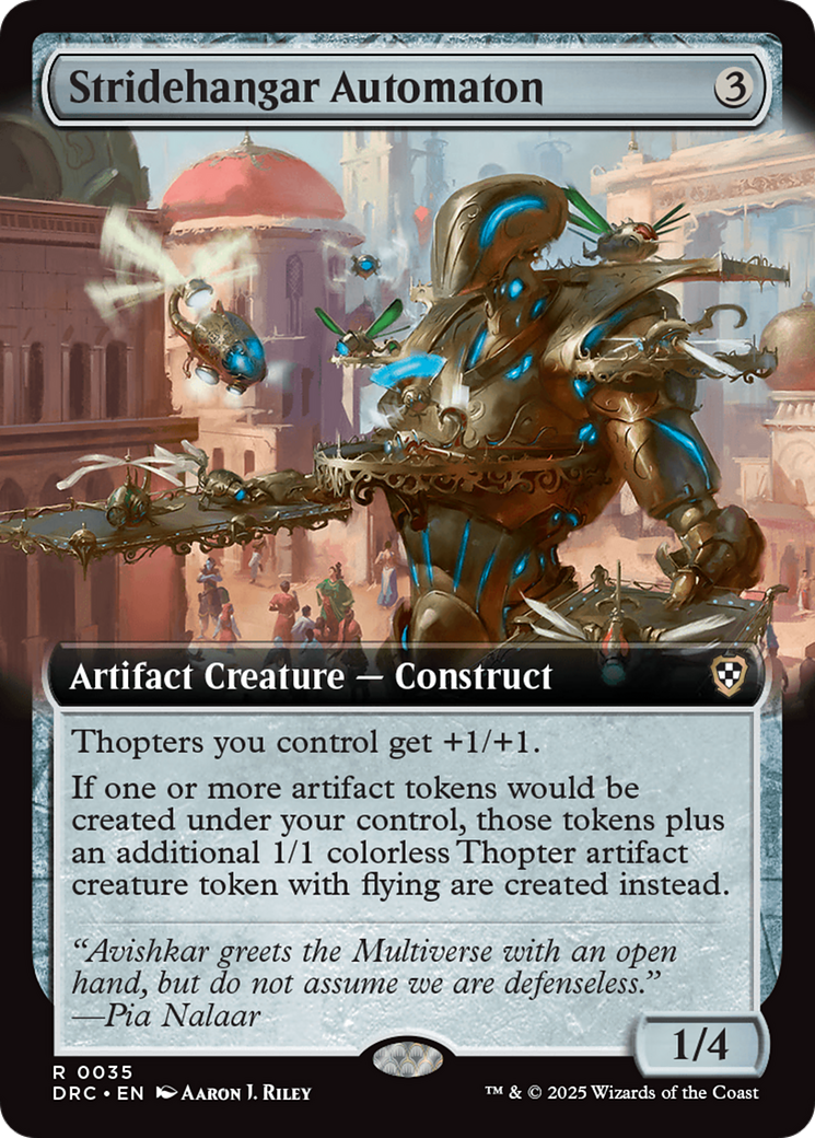 Stridehangar Automaton (Extended Art) [Aetherdrift Commander] | I Want That Stuff Brandon