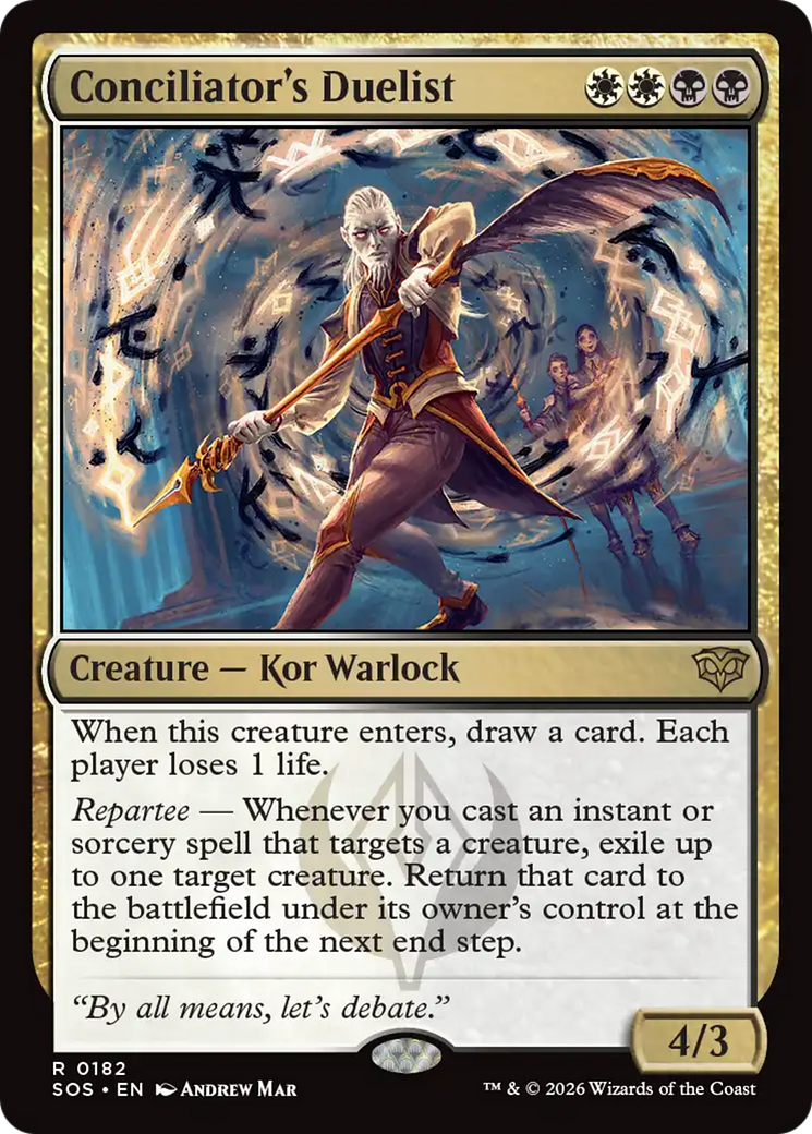 Conciliator's Duelist [Secrets of Strixhaven] | I Want That Stuff Brandon