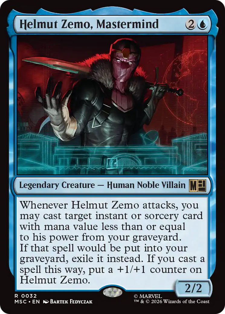 Helmut Zemo, Mastermind [Marvel Super Heroes Commander] | I Want That Stuff Brandon