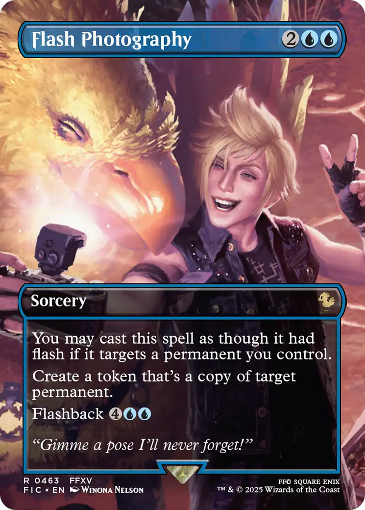 Flash Photography (Borderless) [FINAL FANTASY Commander] | I Want That Stuff Brandon
