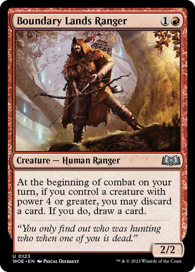 Boundary Lands Ranger [Wilds of Eldraine] | I Want That Stuff Brandon