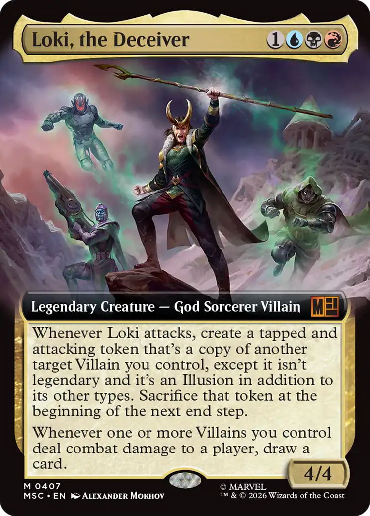 Loki, the Deceiver (Extended Art) [Marvel Super Heroes Commander] | I Want That Stuff Brandon