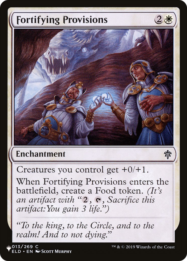 Fortifying Provisions [The List] | I Want That Stuff Brandon