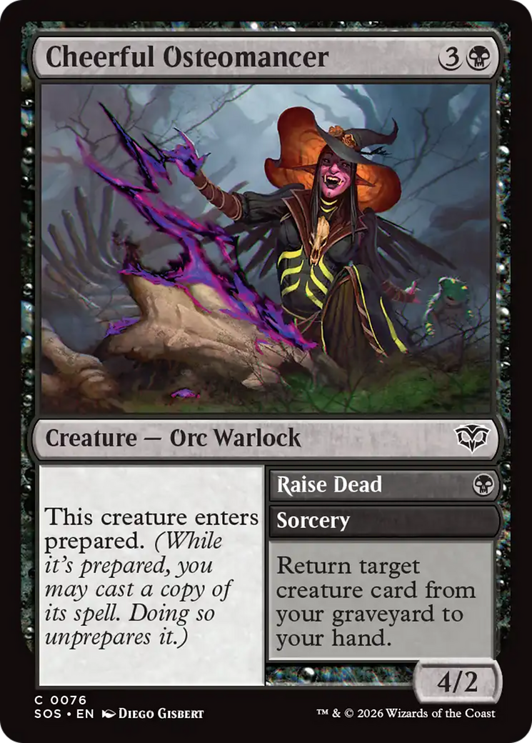 Cheerful Osteomancer [Secrets of Strixhaven] | I Want That Stuff Brandon