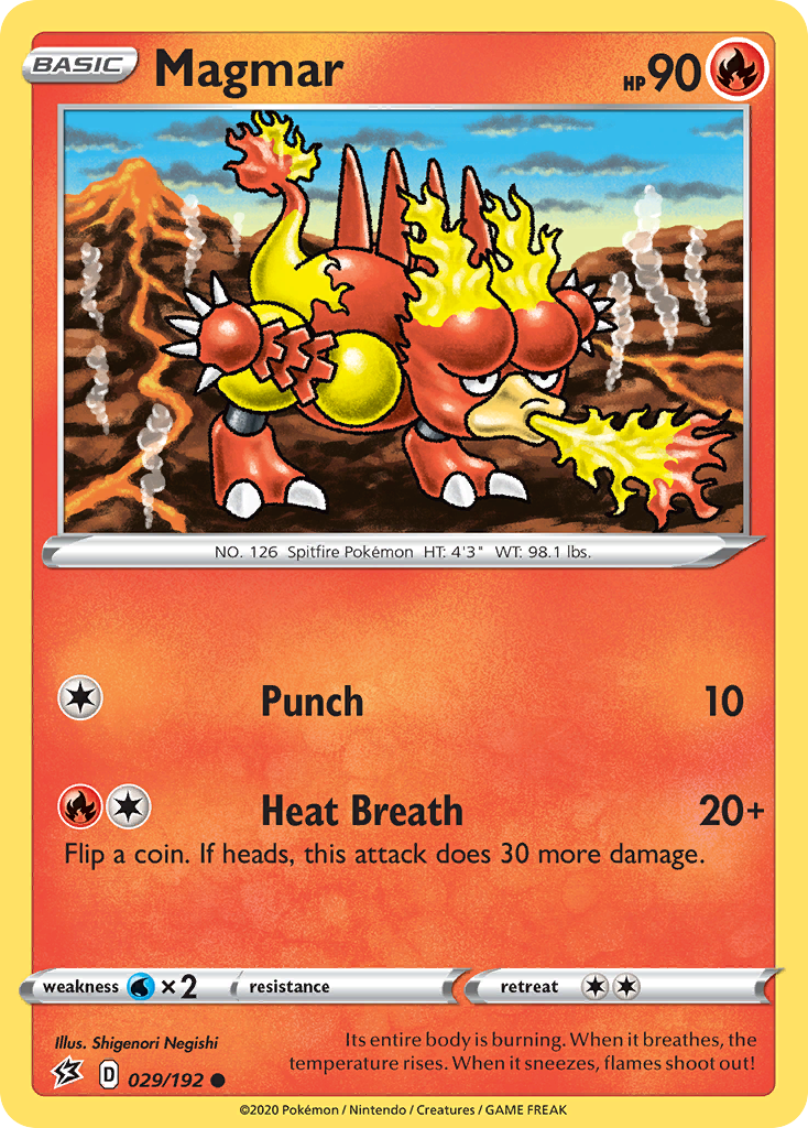 Magmar (029/192) [Sword & Shield: Rebel Clash] | I Want That Stuff Brandon