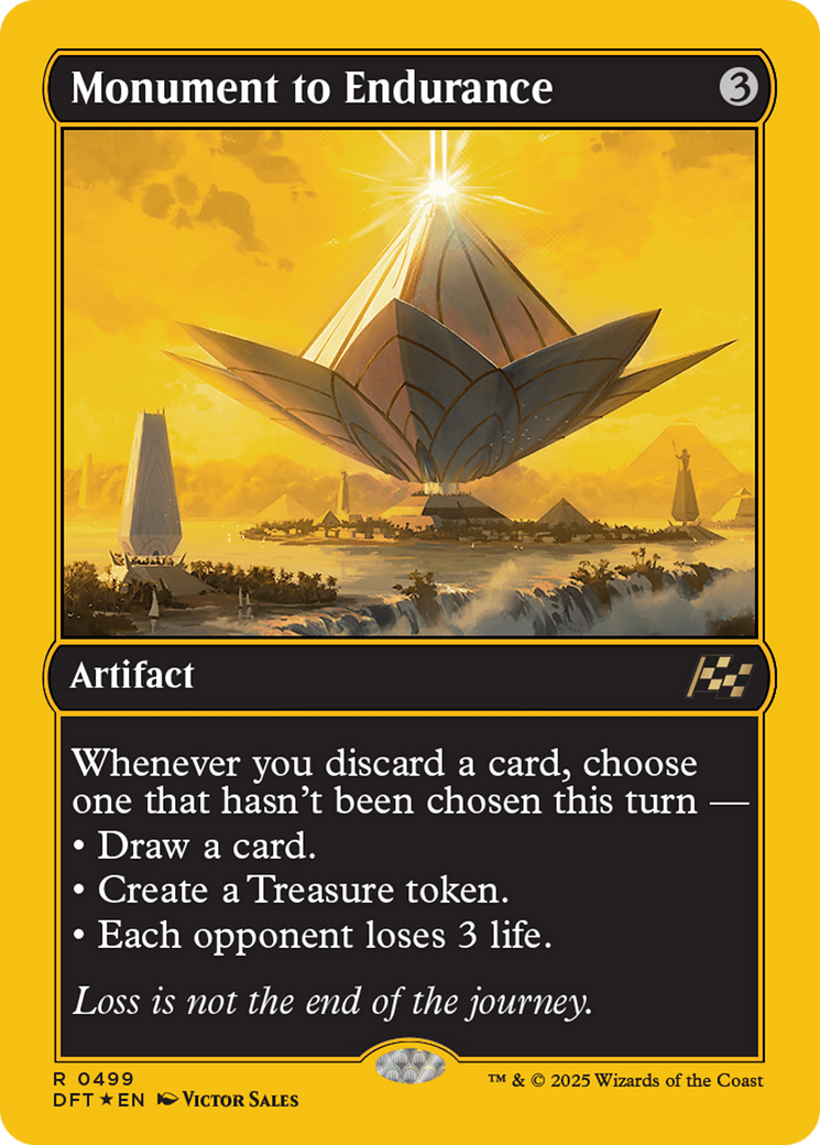 Monument to Endurance (First-Place Foil) [Aetherdrift] | I Want That Stuff Brandon