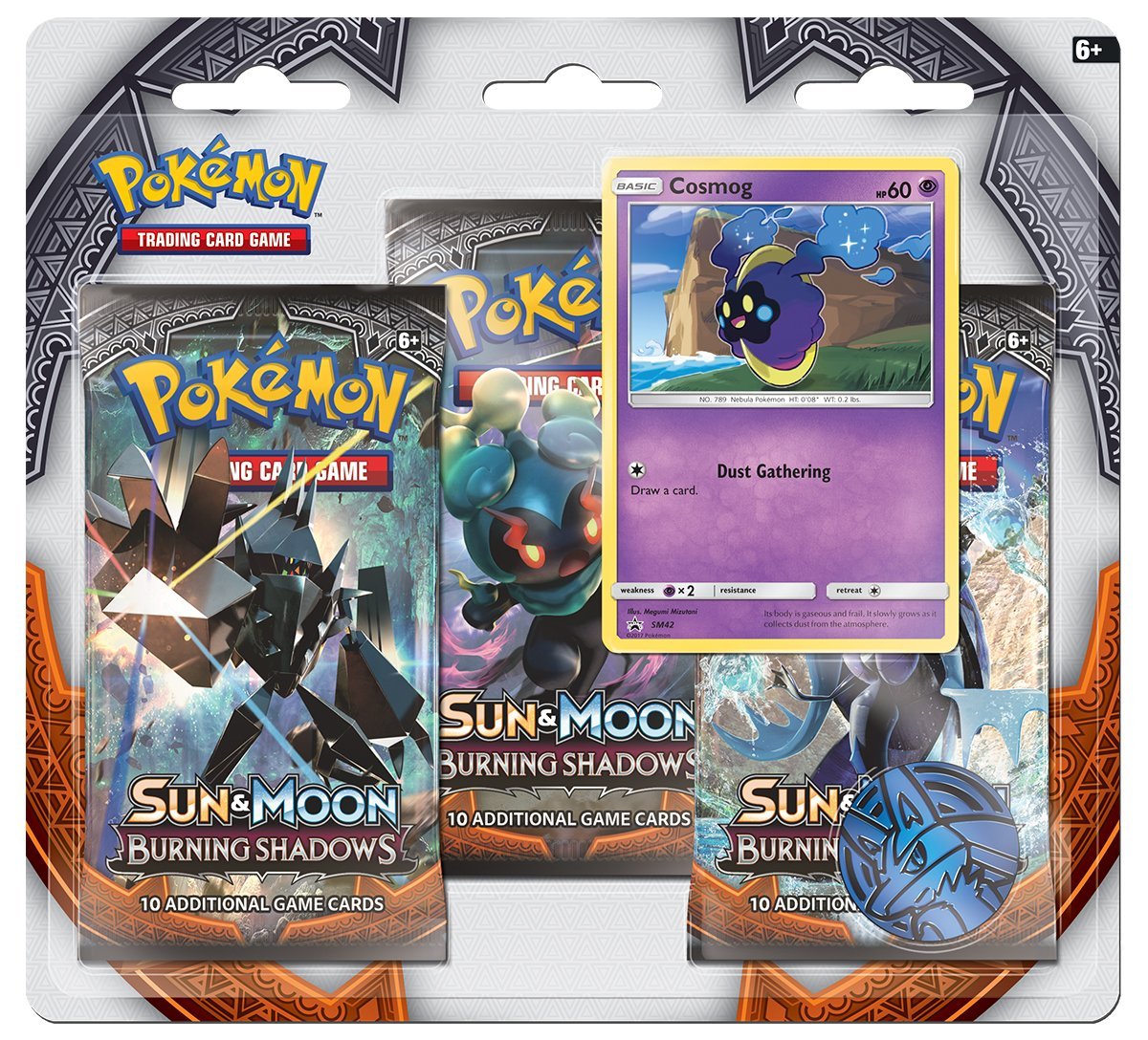Sun & Moon: Burning Shadows - 3-Pack Blister (Cosmog) | I Want That Stuff Brandon