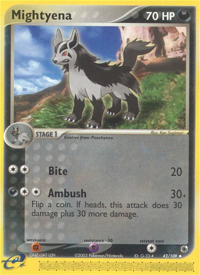 Mightyena (42/109) [EX: Ruby & Sapphire] | I Want That Stuff Brandon