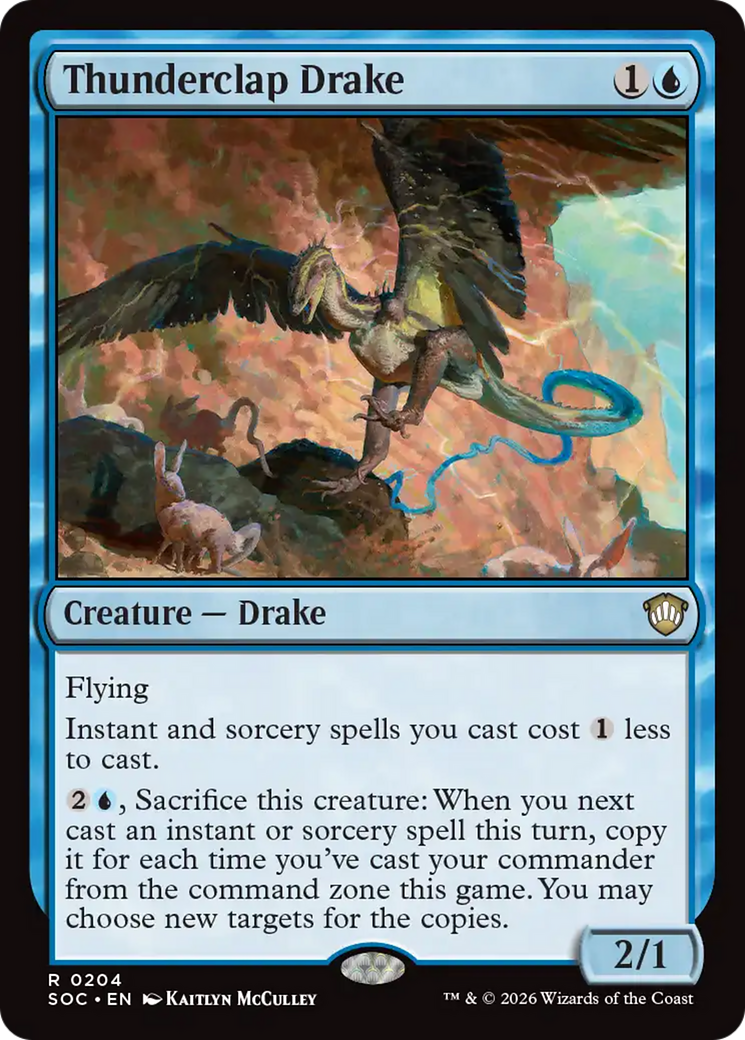Thunderclap Drake [Secrets of Strixhaven Commander] | I Want That Stuff Brandon