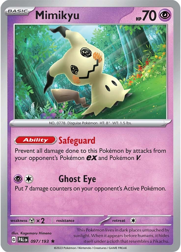 Mimikyu (097/193) [Scarlet & Violet: Paldea Evolved] | I Want That Stuff Brandon