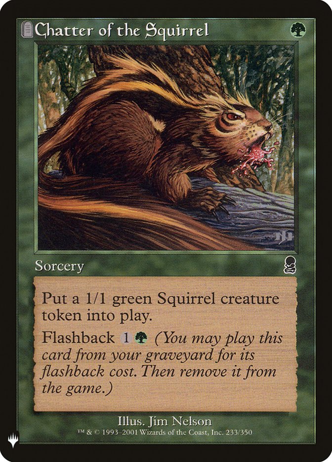 Chatter of the Squirrel [Mystery Booster] | I Want That Stuff Brandon